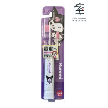 💢已售罄💢日本直送 - Kuromi Hapika DBK-5PMM 兒童電動牙刷 日本製 - 平行進口