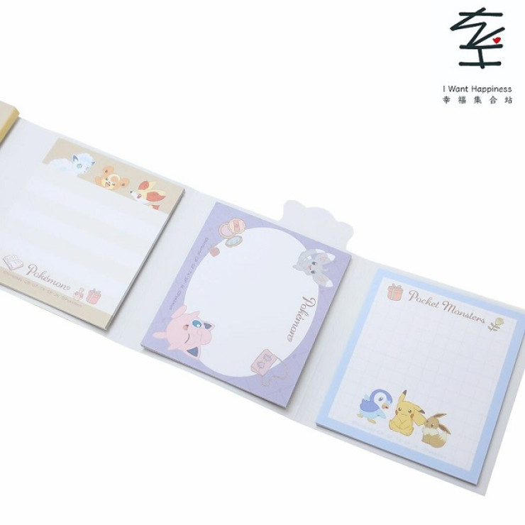 日本直送 - 寵物小精靈 比卡超 Patapata 記事本 (文具) - 平行進口