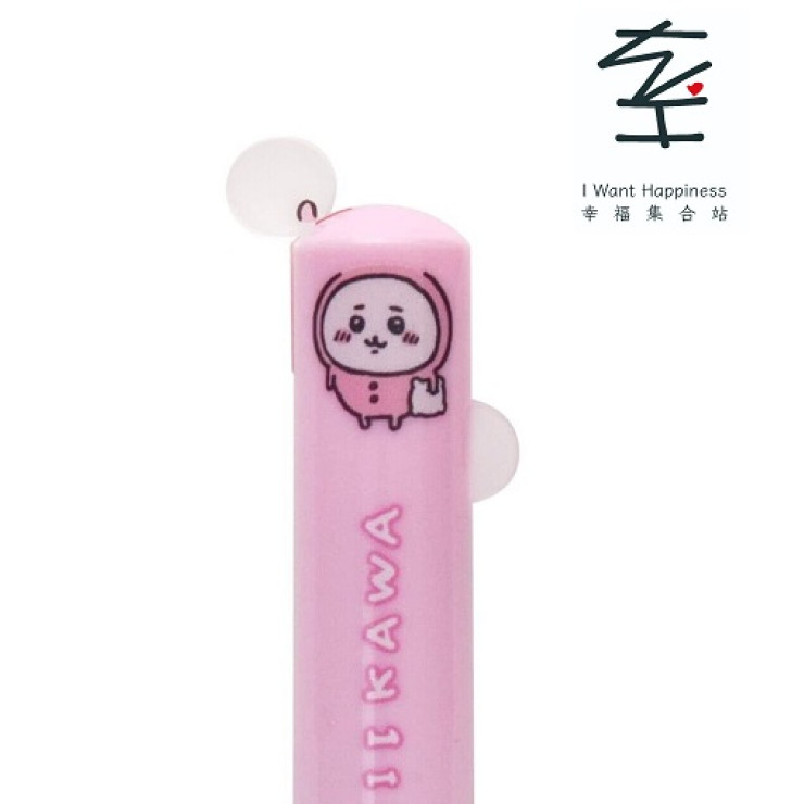 💢已售罄💢日本直送 - chikawa 吉伊卡哇 動物兔造型 原子筆 紫色外衣(紅色+黑色筆) 文具 – 平行進口