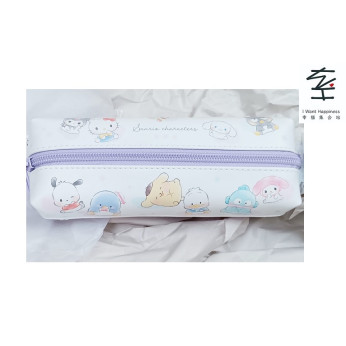 日本直送 - Sanrio 雙拉鍊筆袋 (雙儲存格設計) 紫色款式