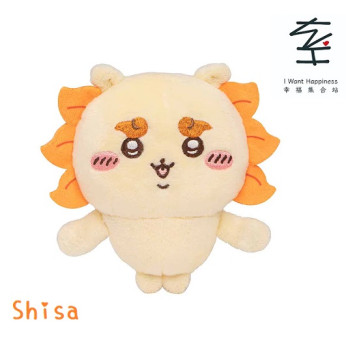 💢售罄💢日本直送 - Chiikawa Nakayoshi 磁石手拖手毛絨玩具（Shisa）chikawa- 平行進口