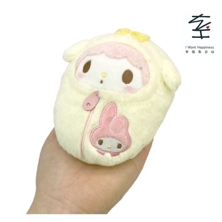 💢已售罄💢日本直送 - My Melody 寶寶睡袋吉祥物毛絨玩具掛飾 - 平行進口