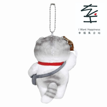 💢已售罄💢日本直送 - mofusand 工作中! 上班族貓咪 吉祥物 - 扶手鐵路乘客貓 - 平行進口