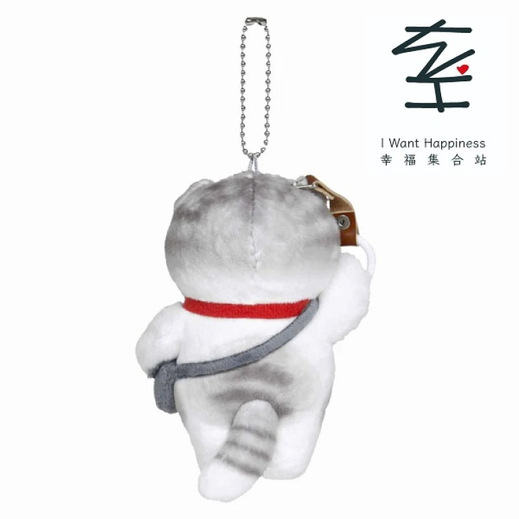 💢已售罄💢日本直送 - mofusand 工作中! 上班族貓咪 吉祥物 - 扶手鐵路乘客貓 - 平行進口